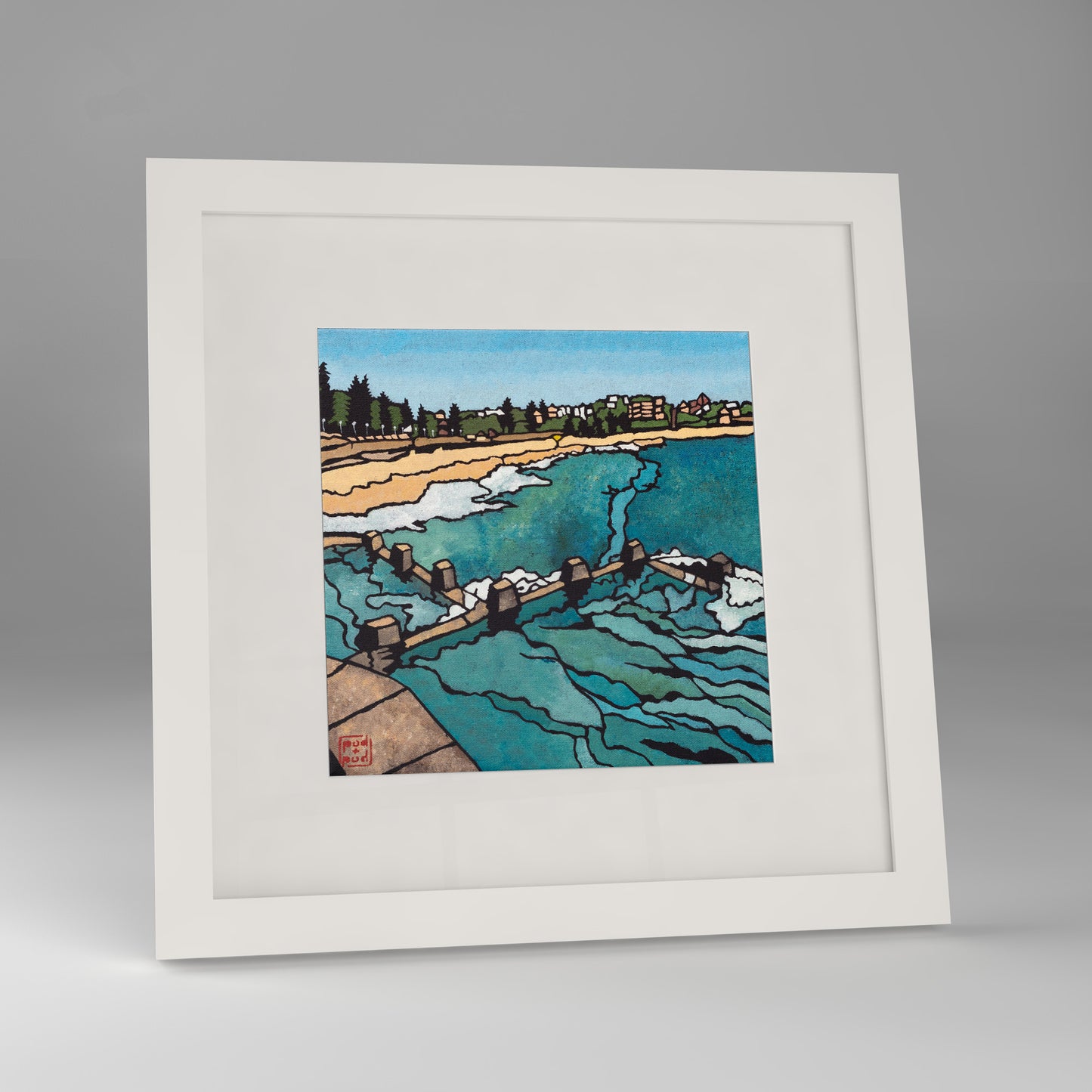 coogee framed print