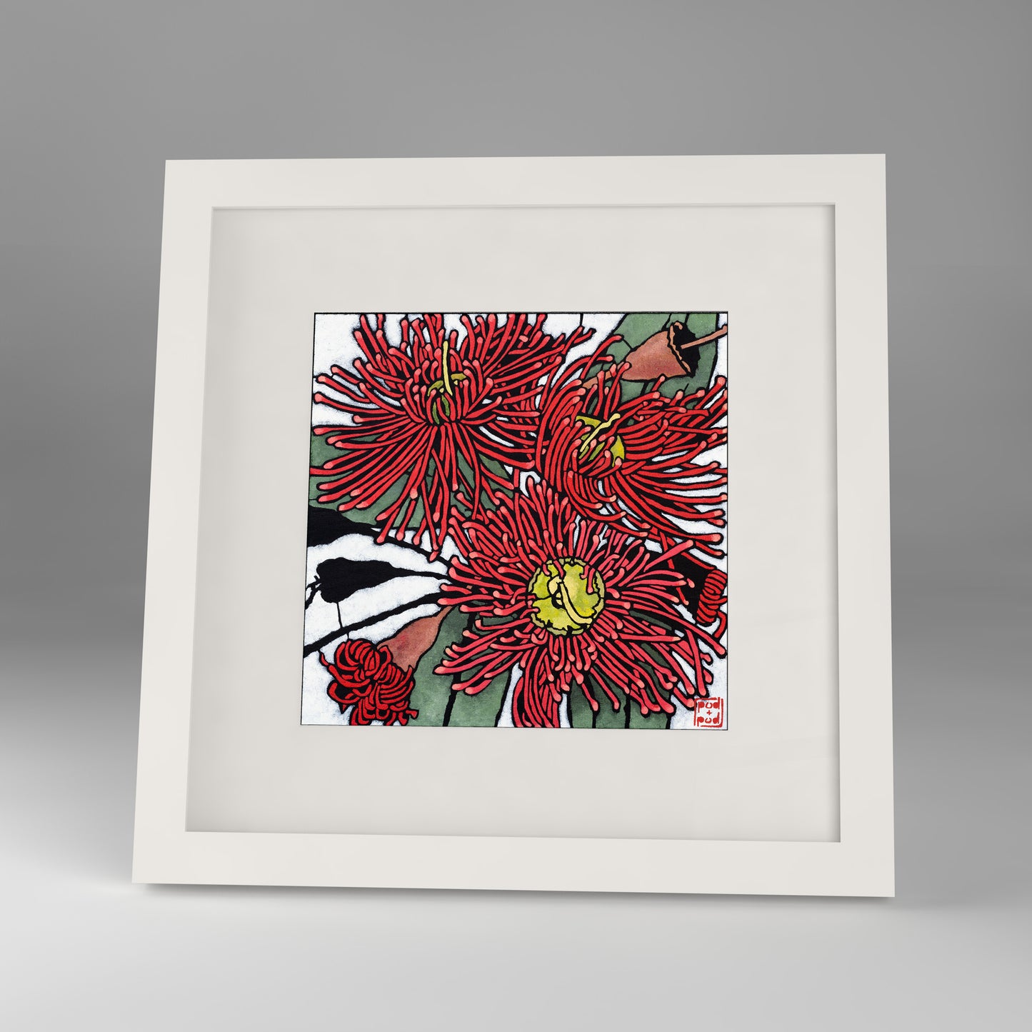 little corymbia framed print