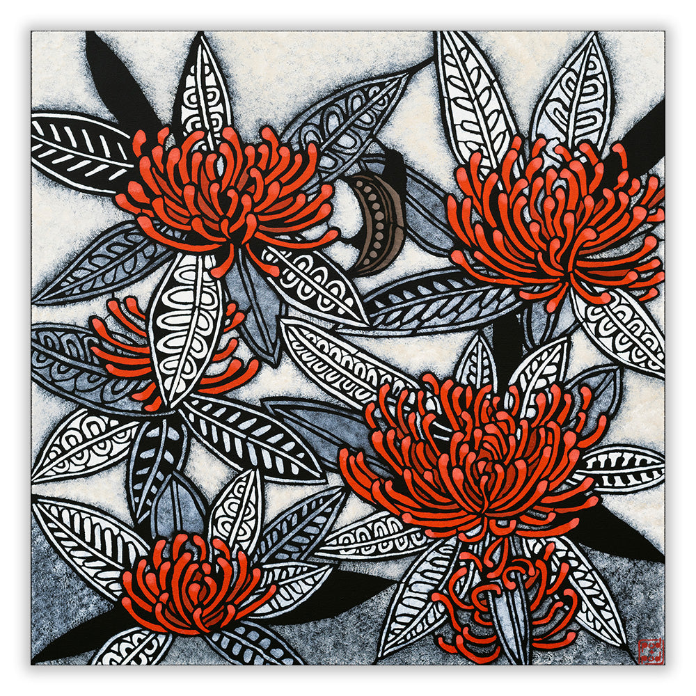 tree waratah III archival print