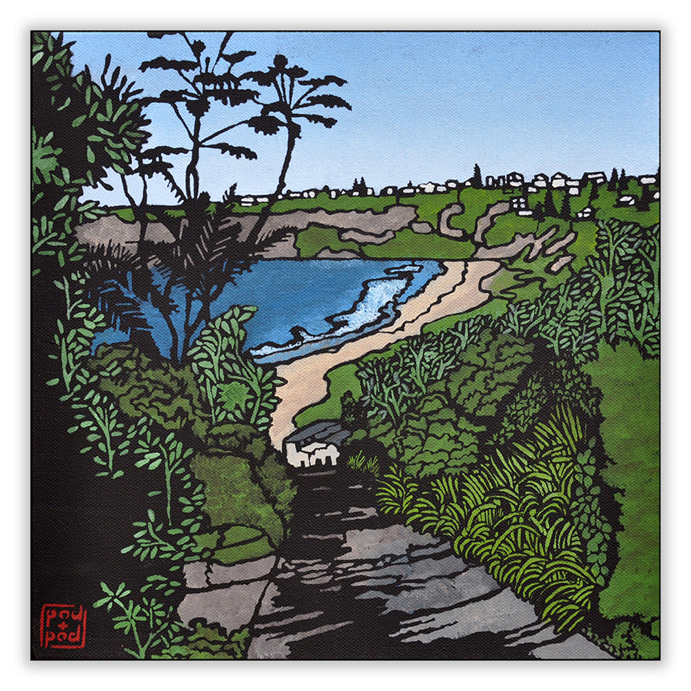 bungan beach archival print