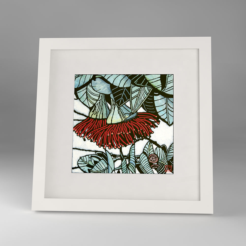 rose mallee framed print