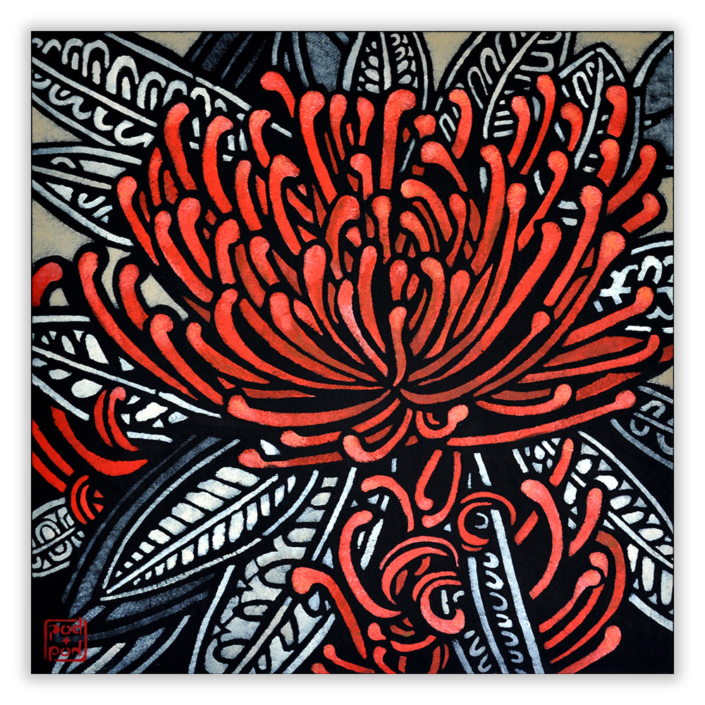 tree waratah archival print