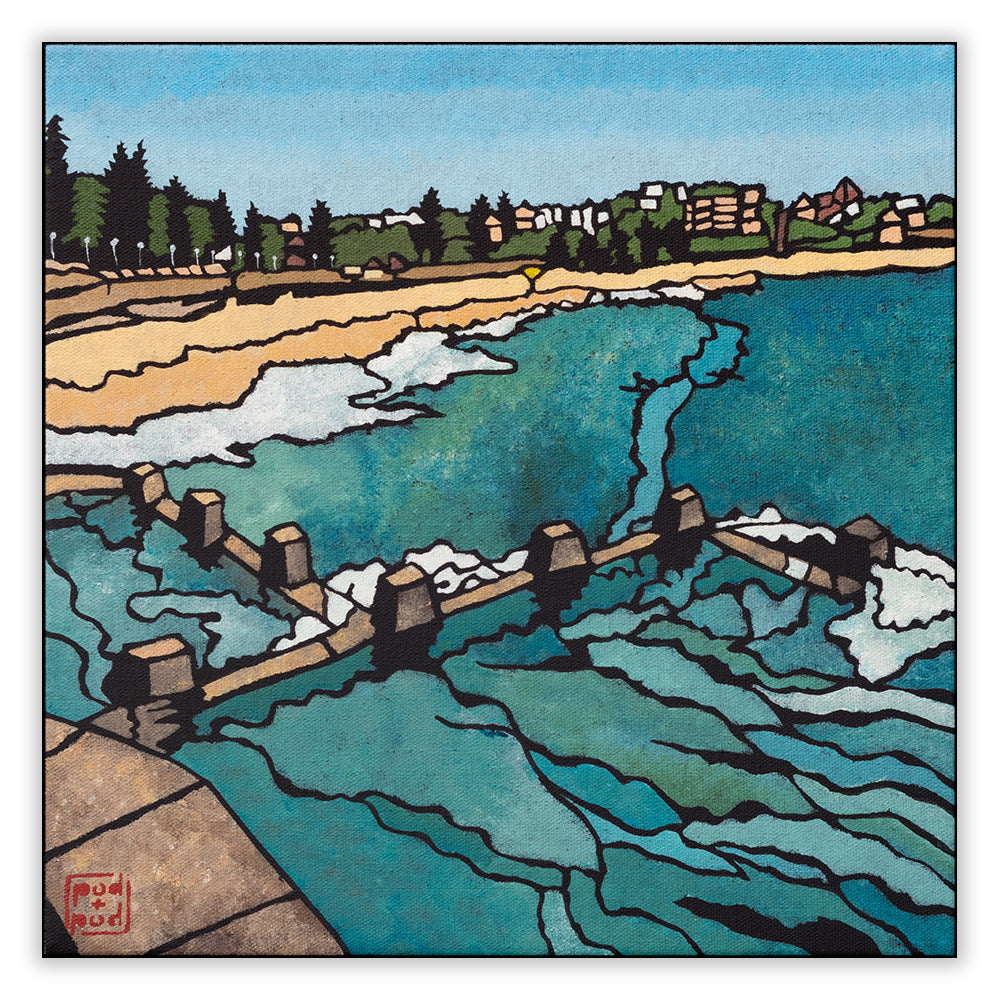 coogee beach archival print