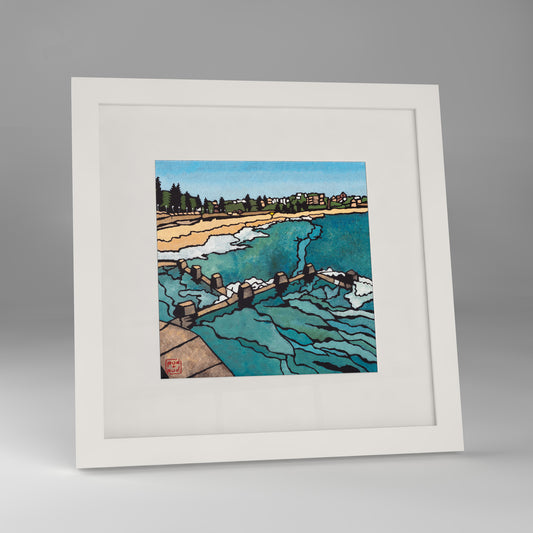 coogee framed print