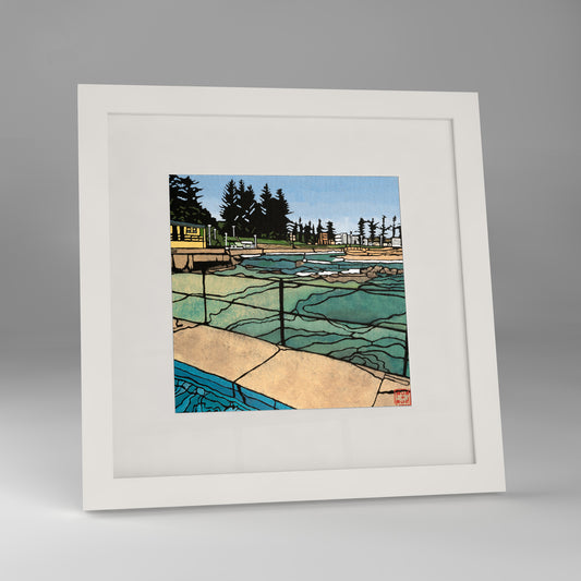 dee why framed print