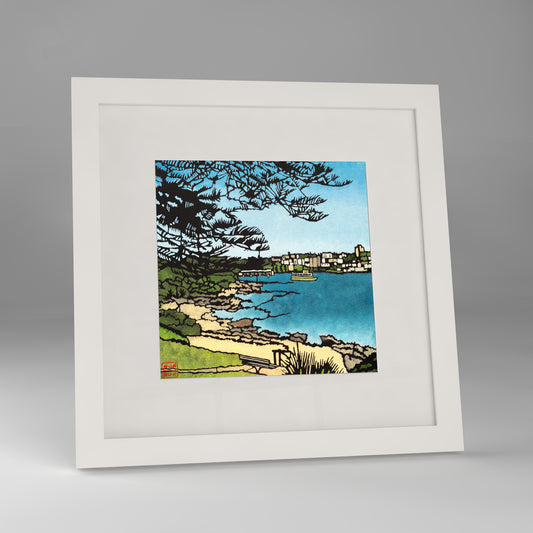 delwood framed print