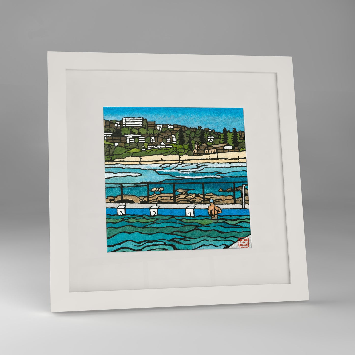 freshwater framed print