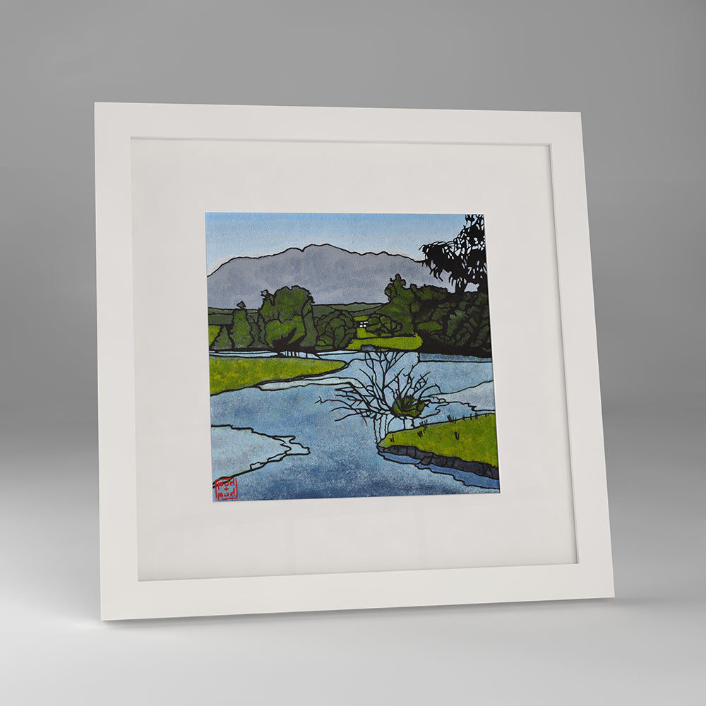 bellinger river framed print