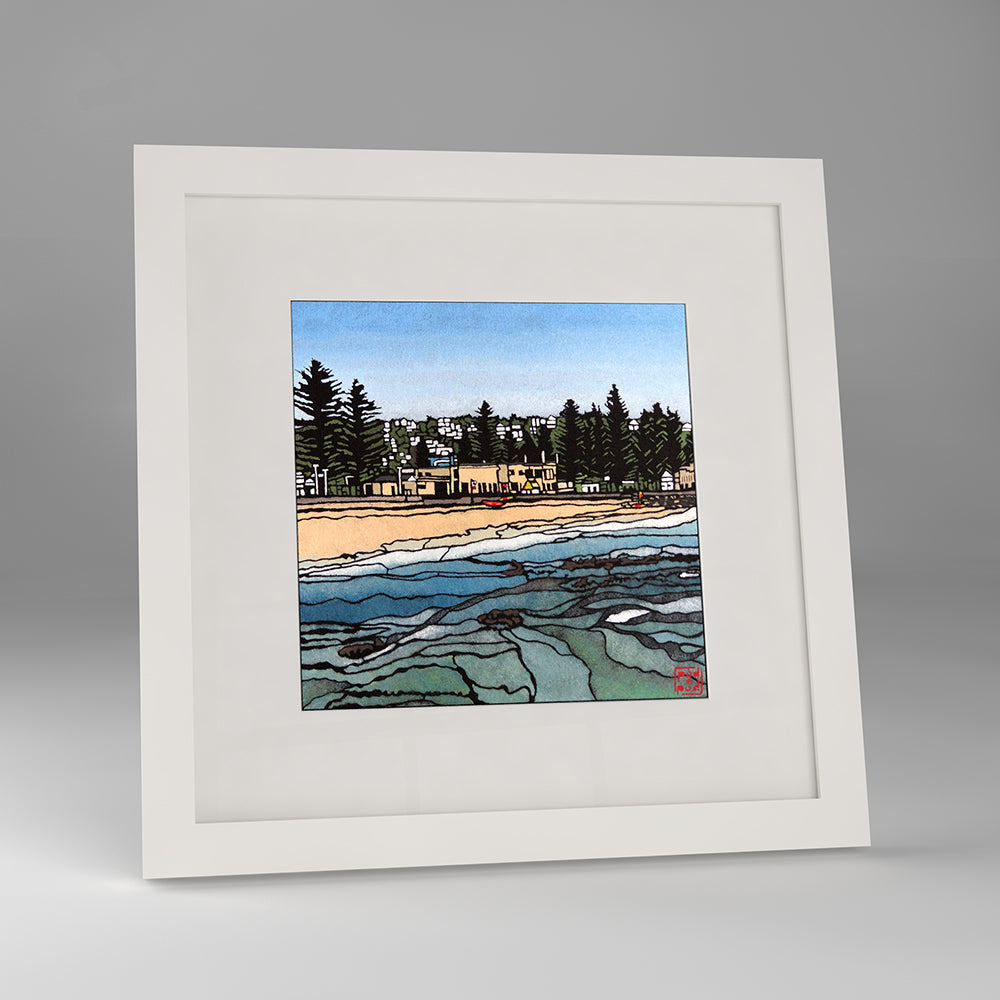 collaroy framed print