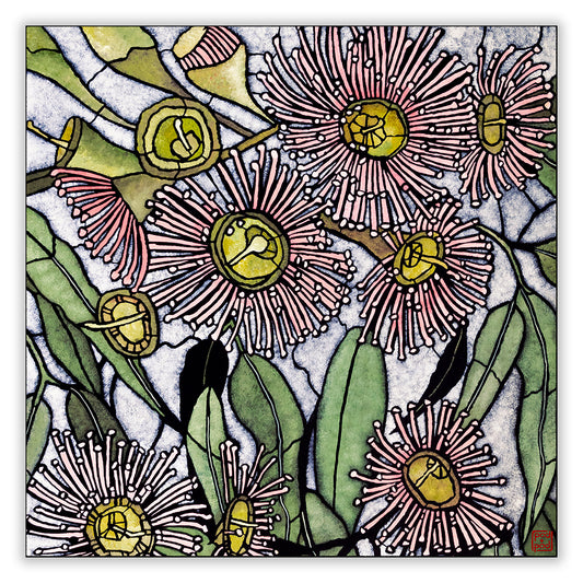 corymbia blush archival print