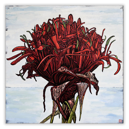 gymea lily large archival print