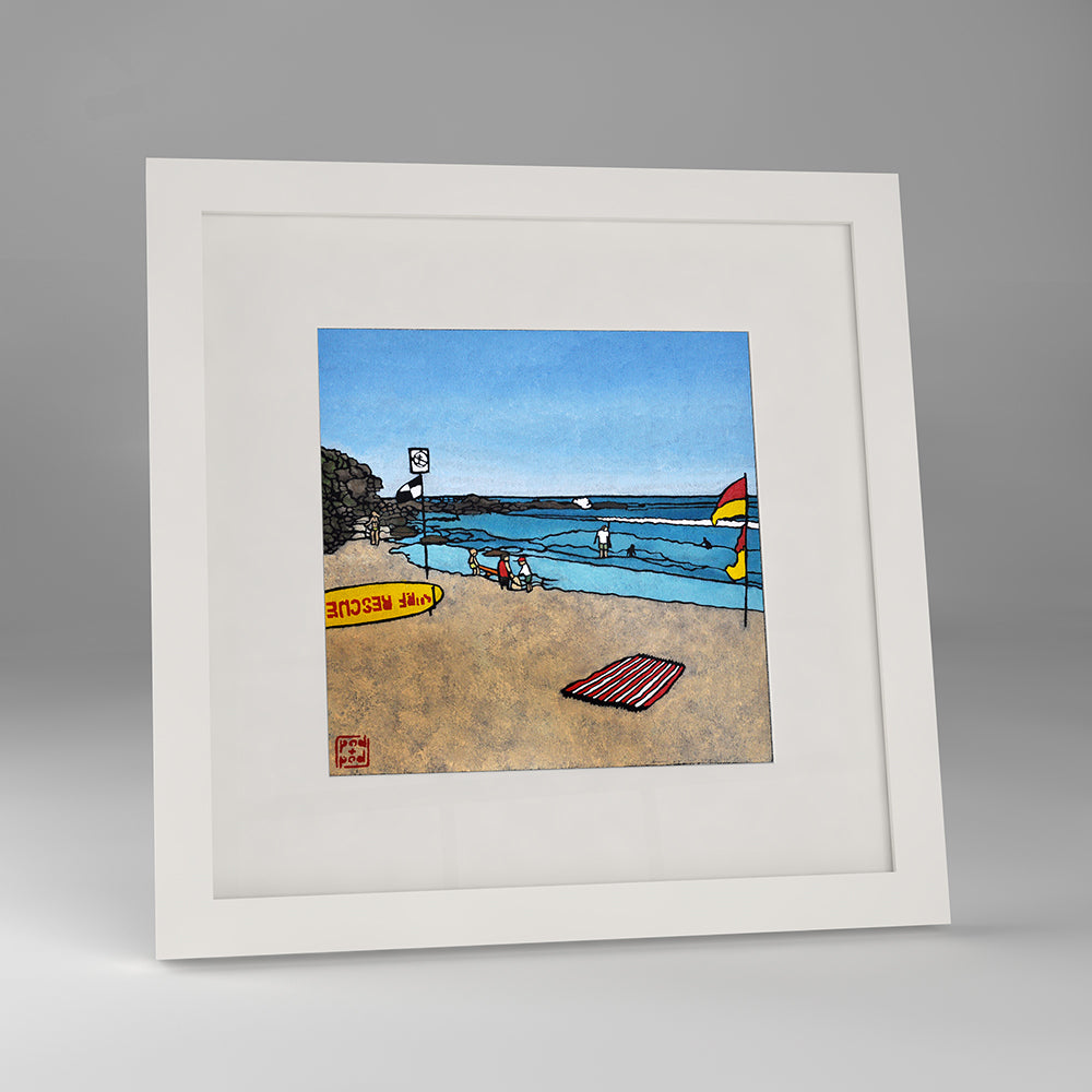 north curl curl framed print