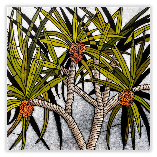 pandanus archival print